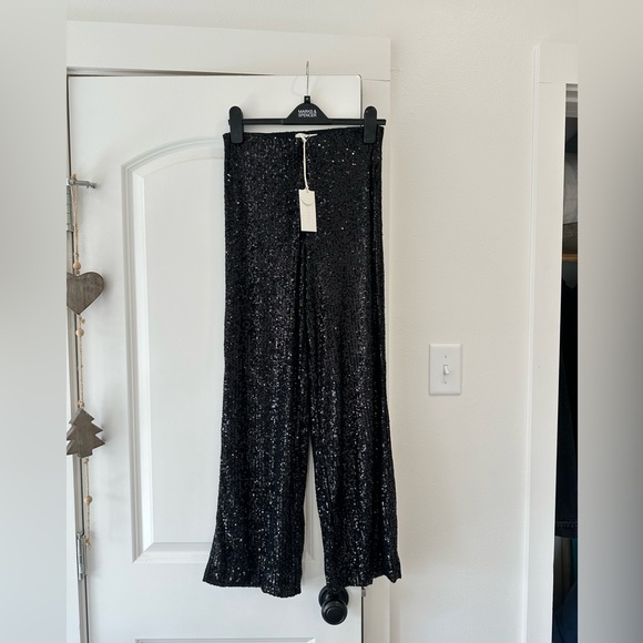 Z Supply Skyler Sequin Pant in Black - Picture 6 of 6